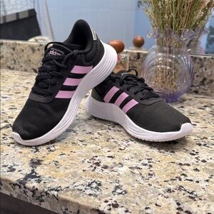 adidas Women’s Black & Light Pink Athletic Sneakers
